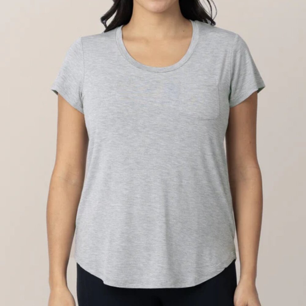 Kindred Bravely XXL Gray Everyday Maternity & Nursing Short Sleeve T-Shirt